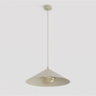 Osum M Beige Amber Ceiling Lamp