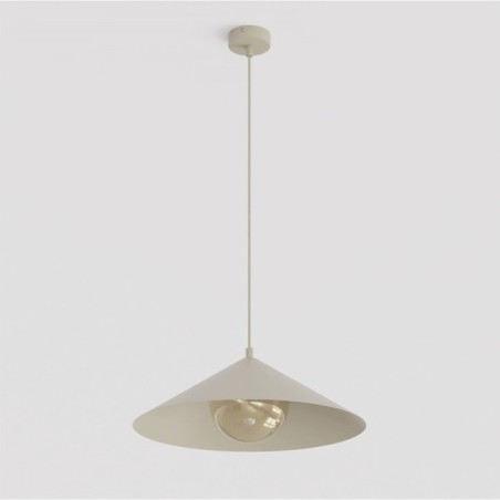 Osum M Beige Amber Ceiling Lamp