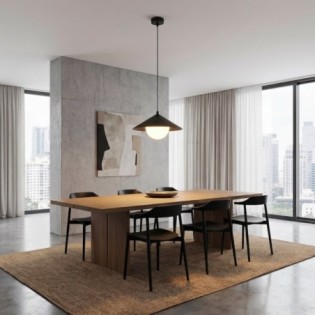 Osum S Black Opal Ceiling Lamp