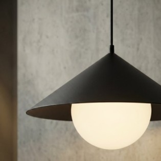 Osum S Black Opal Ceiling Lamp