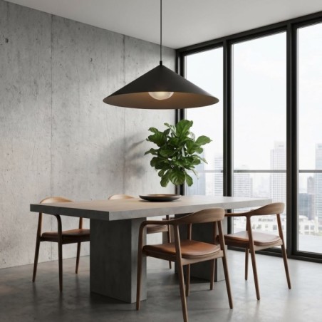Osum L Black Graphite Ceiling Lamp