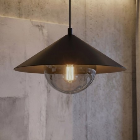 Osum S Black Graphite Ceiling Lamp