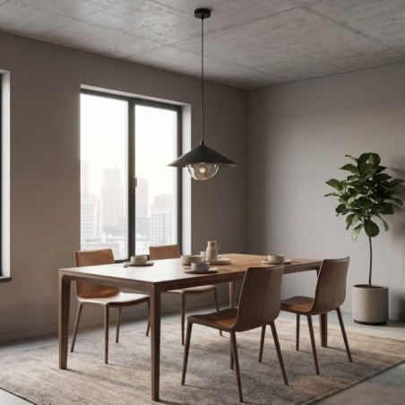 Osum S Black Graphite Ceiling Lamp