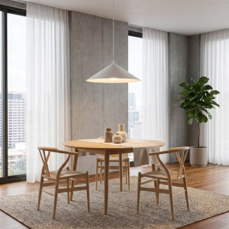 Osum L White Opal Ceiling Lamp