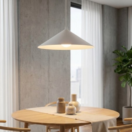 Osum L White Opal Ceiling Lamp