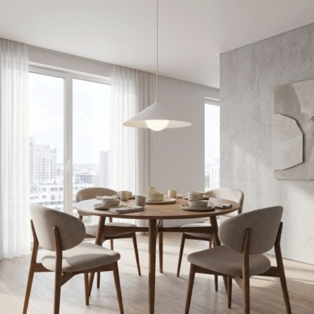 Osum M White Opal Ceiling Lamp