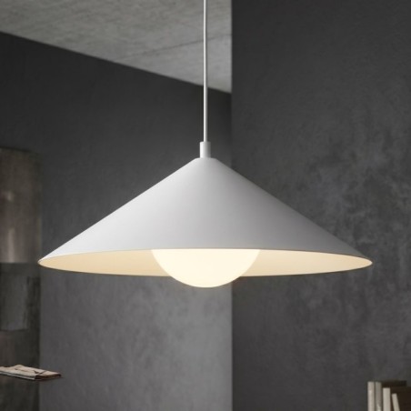 Osum M White Opal Ceiling Lamp
