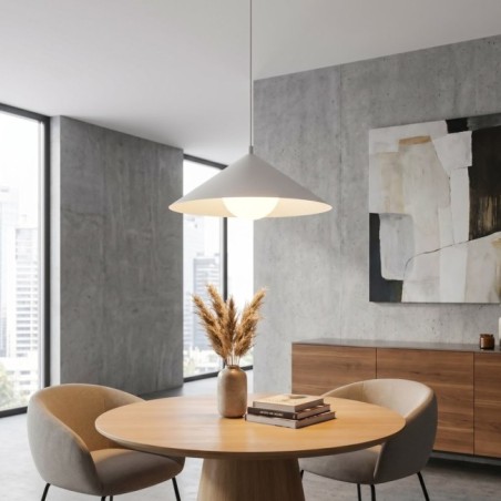 Osum M White Opal Ceiling Lamp