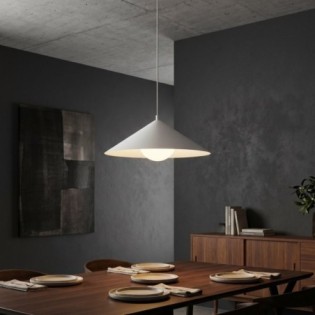 Osum M White Opal Ceiling Lamp