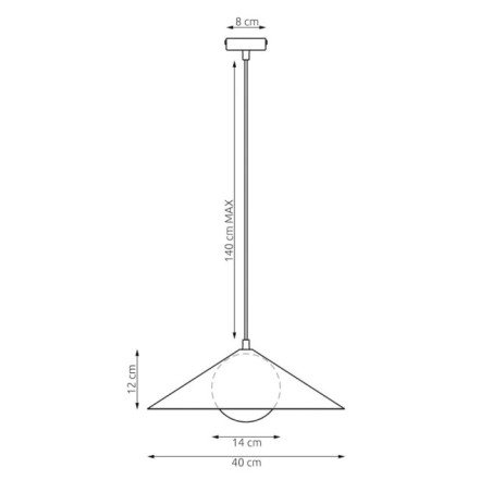 Osum M White Opal Ceiling Lamp