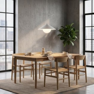 Osum S White Opal Ceiling Lamp