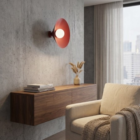 Osum M Wall Lamp Garnet Opal
