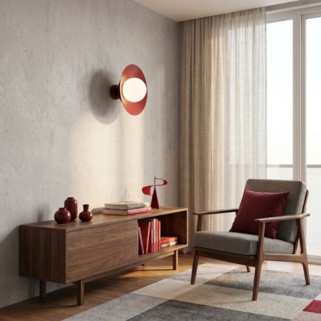 Osum S Wall Lamp Garnet Opal