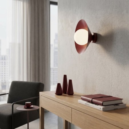 Osum S Wall Lamp Garnet Opal