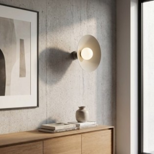 Osum M Beige Opal Wall Lamp