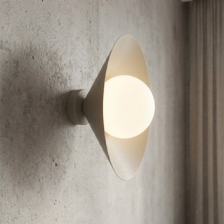 Osum S Beige Opal Wall Lamp