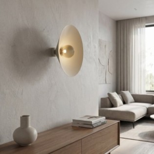 Osum L Wall Lamp Beige Amber
