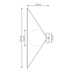 Osum L Wall Lamp Beige Amber