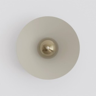 Osum M Beige Amber Wall Lamp