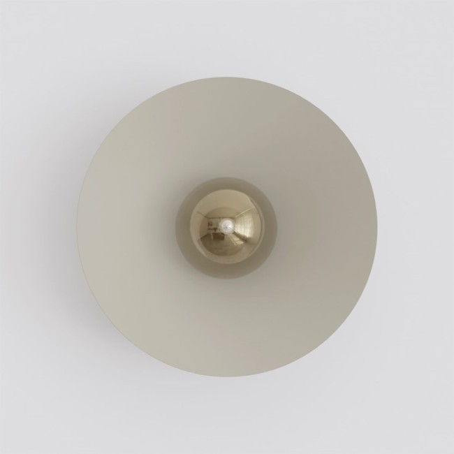 Osum M Beige Amber Wall Lamp