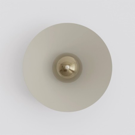 Osum M Beige Amber Wall Lamp