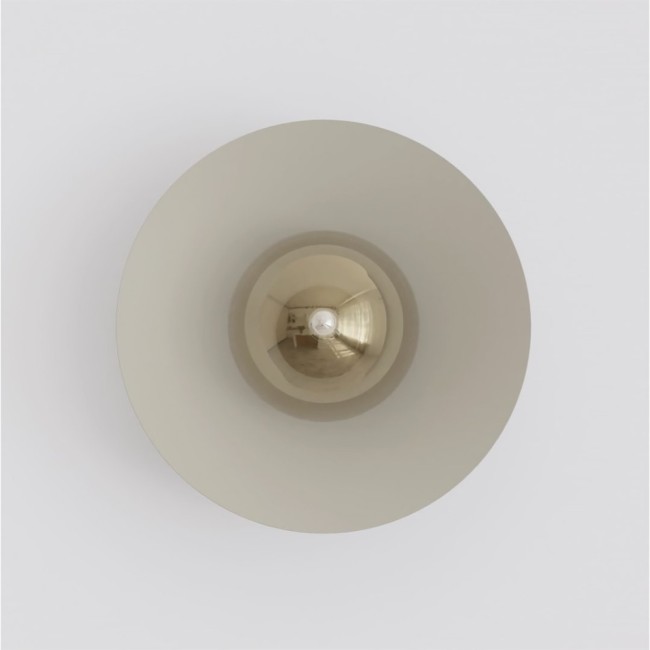 Osum S Beige Amber Wall Lamp