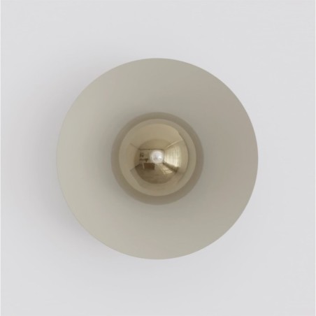 Osum S Beige Amber Wall Lamp