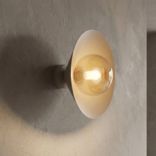 Osum S Beige Amber Wall Lamp