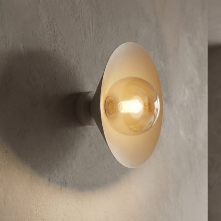 Osum S Beige Amber Wall Lamp