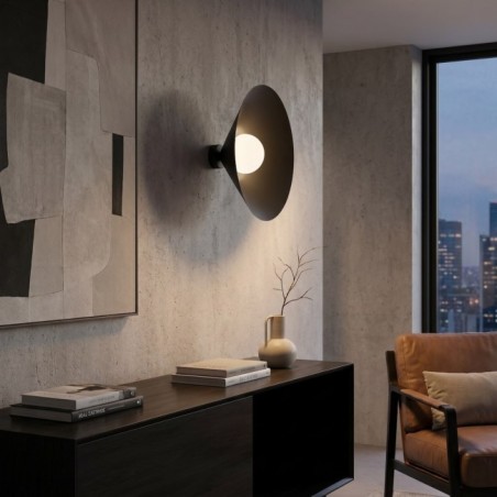 Osum L Black Opal Wall Lamp