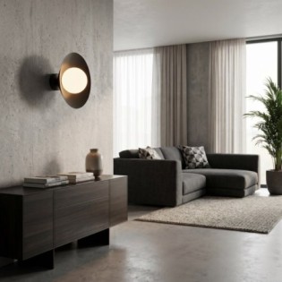 Osum S Black Opal Wall Lamp