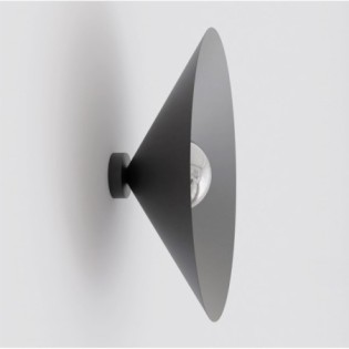 Osum L Black Graphite Wall Lamp