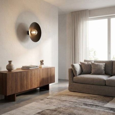 Osum M Black Graphite Wall Lamp