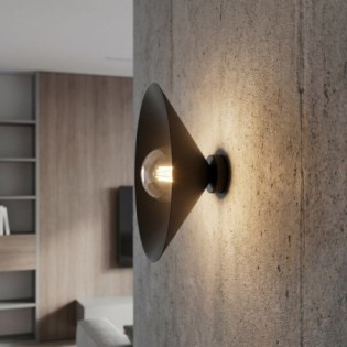Osum M Black Graphite Wall Lamp