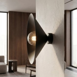Osum M Black Graphite Wall Lamp