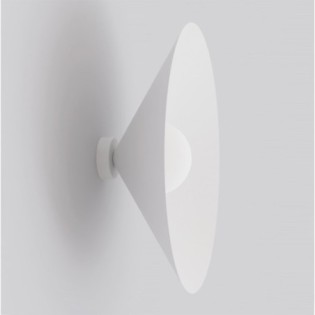 Osum L White Opal Wall Lamp
