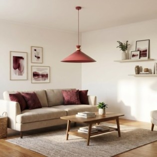 Erebo L Granate Ceiling Lamp