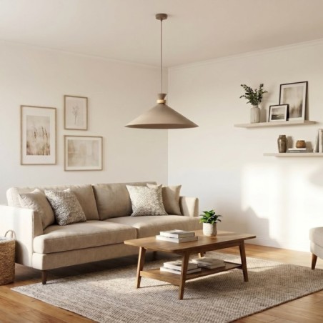 Erebo L Beige Ceiling Lamp