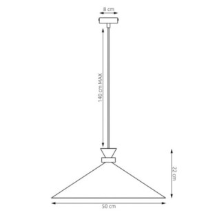 Erebo L Black Ceiling Lamp