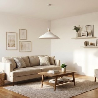 Erebo L White Ceiling Lamp