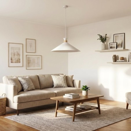 Erebo L White Ceiling Lamp
