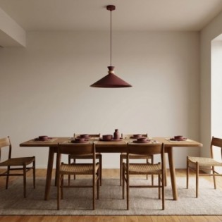 Erebo M Ceiling Lamp Garnet