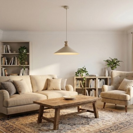 Erebo M Beige Ceiling Lamp