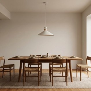 Erebo M White Ceiling Lamp