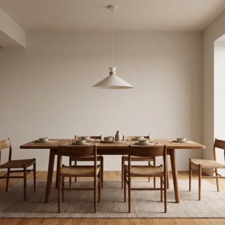 Erebo M White Ceiling Lamp