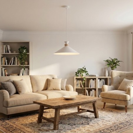 Erebo M White Ceiling Lamp