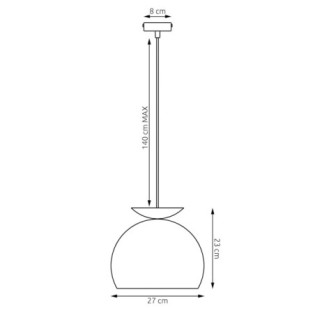 Pindo White Ceiling Lamp