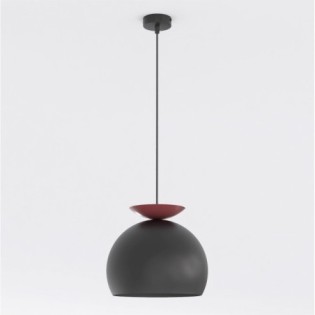 Pindo Black+Garnet Ceiling Lamp