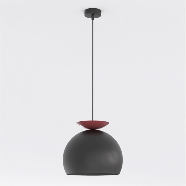 Pindo Black+Garnet Ceiling Lamp