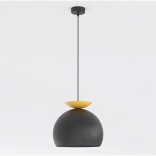 Pindo Black+Orange Ceiling Lamp